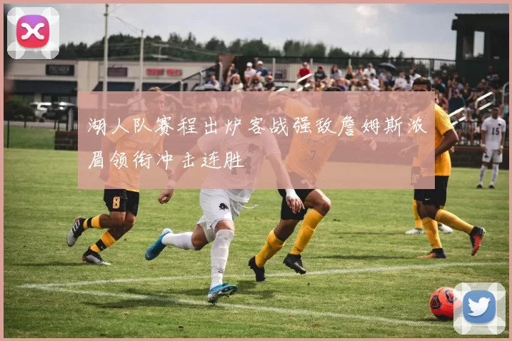 湖人队赛程出炉客战强敌詹姆斯浓眉领衔冲击连胜